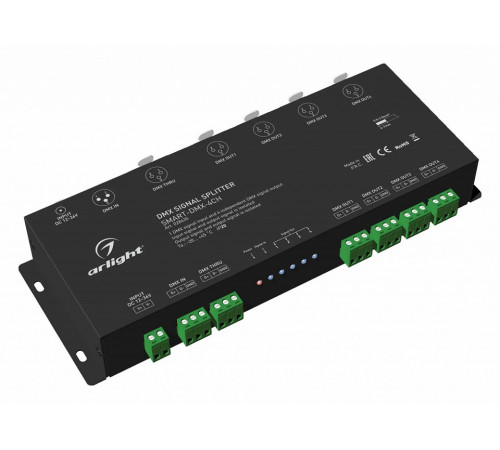 DMX-сплиттер Arlight Smart-DMX-4CH (12-36V, XLR3) 028435 DMX-сплиттер Arlight Smart-DMX-4CH (12-36V, XLR3) 028435