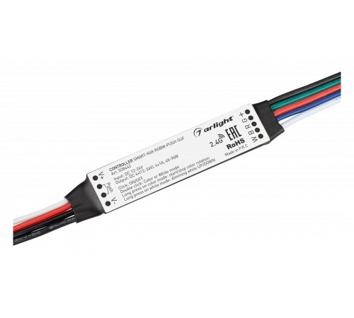 Контроллер Arlight Smart-K48-RGBW-Push-SUF (12-24V, 4x1A, 2.4G) 028442