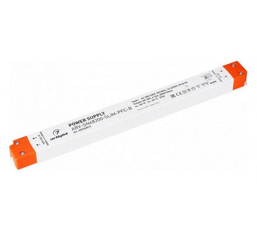 Блок питания Arlight ARV-SN48200-SLIM-PFC-B (48V, 4.16A, 200W) 029265(2) Блок питания Arlight ARV-SN48200-SLIM-PFC-B (48V, 4.16A, 200W) 029265(2)
