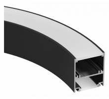 Алюминиевый профиль Arlight SL-ARC-5060-D1000-A45 Black (дуга 1 из 8) 029267