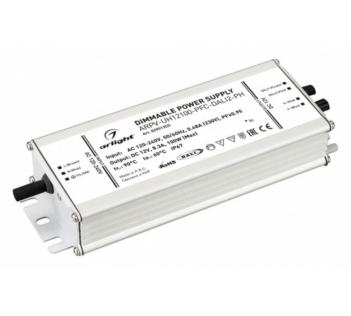 Блок питания для светодиодной ленты Arlight ARPV-UH12100-PFC-DALI2-PH 029513(2)