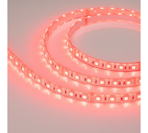 Светодиодная лента герметичная Arlight RTW-PU-B60-12.5mm 24V RGB (14.4 W/m, IP68, Wire 2m, 5m) 029515(3)