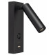 Спот Arlight SP-BED-CHARGE-S60x125-3W Warm3000 (BK, 20 deg, 230V, USB-A, USB-C) 029629(1)