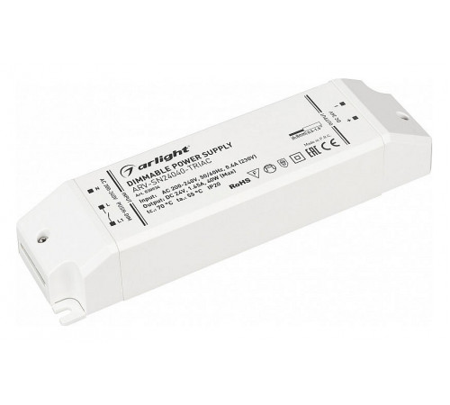 Блок питания Arlight ARV-SN24040-Triac (24V, 1.65A, 40W) 030934