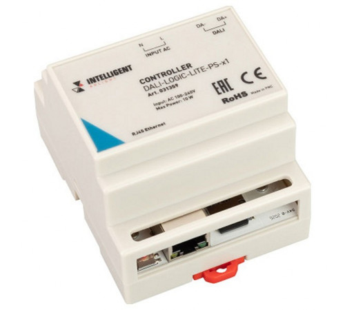 Контроллер Arlight Dali-Logic-LITE-PS-x1 (230B, Ethernet) 031359 Контроллер Arlight Dali-Logic-LITE-PS-x1 (230B, Ethernet) 031359