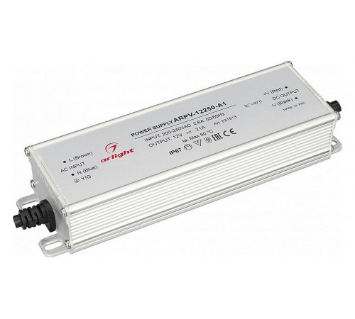 Блок питания Arlight ARPV-12250-A1 12V 252W IP67 21A 031513