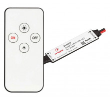 Диммер Arlight Smart-Mini-Dim-Set (12-24V, 1x4A, ПДУ 4кн, IR) 031593