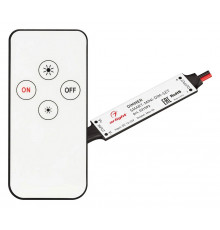 Диммер Arlight Smart-Mini-Dim-Set (12-24V, 1x4A, ПДУ 4кн, IR) 031593