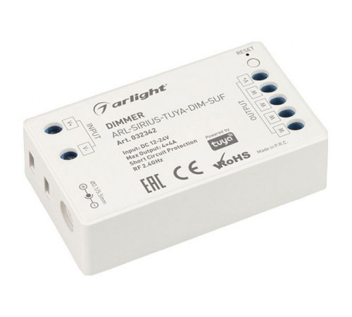 Диммер Arlight ARL-Sirius-Tuya-Dim-Suf 032342 Диммер Arlight ARL-Sirius-Tuya-Dim-Suf 032342