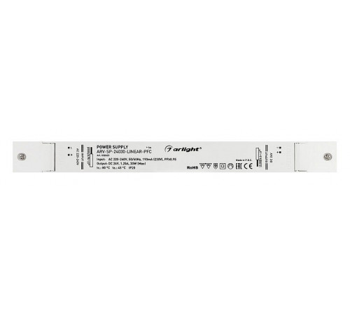 Блок питания Arlight ARV-SP-24030-Linear-PFC (24V, 1.25A, 30W) 032623