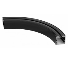 Алюминиевый профиль Arlight SL-ARC-3535-D320-A90 Black (дуга 1 из 4) 032676