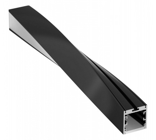 Алюминиевый профиль Arlight SL-ARC-3535-Twist90L-400 Black 032679 Алюминиевый профиль Arlight SL-ARC-3535-Twist90L-400 Black 032679