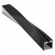 Алюминиевый профиль Arlight SL-ARC-3535-Twist90L-400 Black 032679