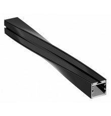 Алюминиевый профиль Arlight SL-ARC-3535-Twist90R-400 Black 032682