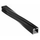 Алюминиевый профиль Arlight SL-ARC-3535-Twist90R-400 Black 032682