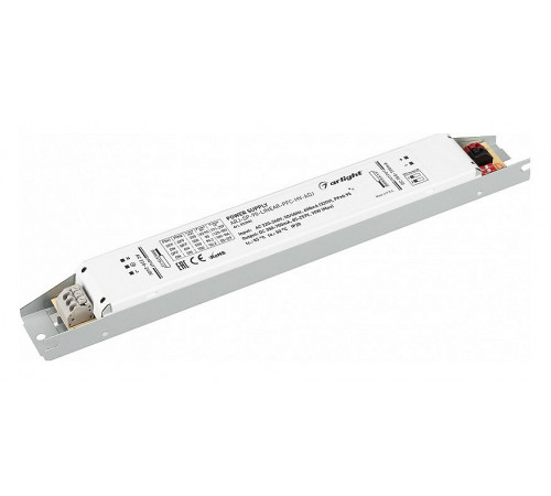 Блок питания Arlight ARJ-SP-90-Linear-PFC-HV-ADJ (90W, 350-700mA) 032901 Блок питания Arlight ARJ-SP-90-Linear-PFC-HV-ADJ (90W, 350-700mA) 032901