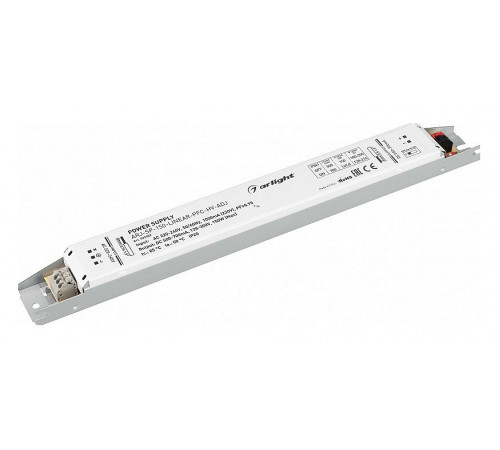 Блок питания Arlight ARJ-SP-150-Linear-PFC-HV-ADJ (150W, 500-700mA) 032902 Блок питания Arlight ARJ-SP-150-Linear-PFC-HV-ADJ (150W, 500-700mA) 032902