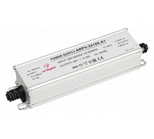 Блок питания Arlight ARPV-24100-A1 (24V, 4.16A, 100W) 033093
