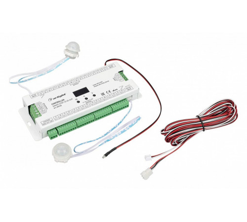 Контроллер лестничный Arlight Smart-Step-32-2S-SUF (5-24V, 32x1A, SPI) 033122 Контроллер лестничный Arlight Smart-Step-32-2S-SUF (5-24V, 32x1A, SPI) 033122