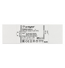 Блок питания Arlight ARV-SP-24060-Flat-PFC (24V, 2.5A, 60W) 033261