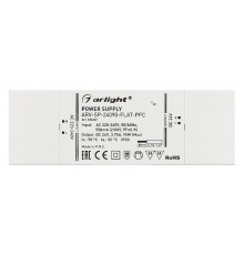 Блок питания Arlight ARV-SP-24090-Flat-PFC (24V, 3.75A, 90W) 033262