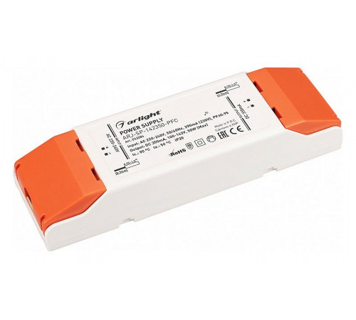 Блок питания Arlight ARJ-SP-142350-PFC (50W, 100-142V, 350mA) 033284