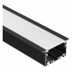 Алюминиевый профиль Arlight S2-Linia69-F-2500 Seamless Black 033534