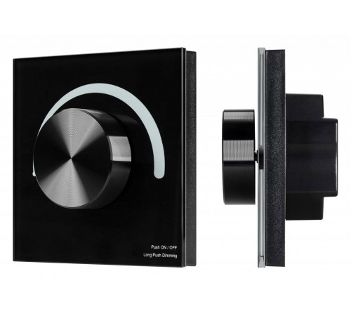 Панель Arlight Smart-P1-Dim-G-IN Black (3V, Rotary, 2.4G) 033753 Панель Arlight Smart-P1-Dim-G-IN Black (3V, Rotary, 2.4G) 033753