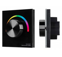 Панель Arlight Smart-P5-RGB-G-IN Black (3V, Rotary, 2.4G) 033757