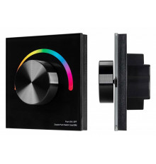 Панель Arlight Smart-P5-RGB-G-IN Black (3V, Rotary, 2.4G) 033757