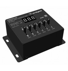 Контроллер Arlight Smart-DMX-CONSOLE-Din (5-12V, 6CH, XLR3) 033759