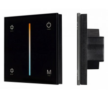 Панель Arlight Smart-P21-Mix-G-IN Black (12-24V, 4x3A, Sens, 2.4G) 033765