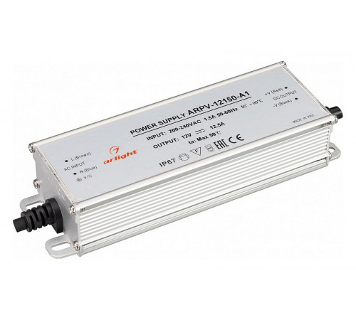 Блок питания Arlight ARPV-12150-A1 (12V, 12.5A, 150W) 034206