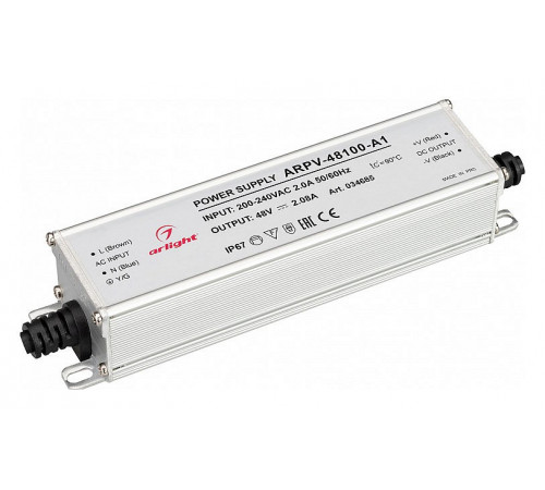 Блок питания Arlight ARPV-48100-A1 48V 2.08A 100W IP67 034685