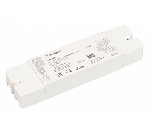 Диммер Arlight ARL-SIRIUS-TUYA-RGB-MIX-SUF (12-24V, 5x4A, 2.4G) 035807