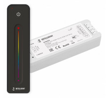 Диммер Arlight SMART-SET-PWM-104-52-RGB-SUF White (12-24V, 3x4A, ПДУ LINE, 2.4G) 036189