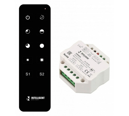 Диммер Arlight SMART-SET-TRIAC-601-72-DIM-PD-IN Black (230V, 1x1.5A, ПДУ 10кн, 2.4G) 036190 Диммер Arlight SMART-SET-TRIAC-601-72-DIM-PD-IN Black (230V, 1x1.5A, ПДУ 10кн, 2.4G) 036190