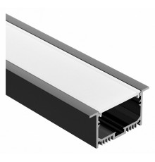 Алюминиевый профиль Arlight с экраном SL-LINIA62-F-2500 BLACK+OPAL 036307