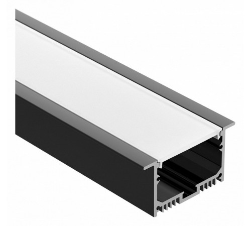 Алюминиевый профиль Arlight с экраном SL-LINIA62-F-2500 BLACK+OPAL 036307 Алюминиевый профиль Arlight с экраном SL-LINIA62-F-2500 BLACK+OPAL 036307
