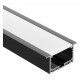 Алюминиевый профиль Arlight с экраном SL-LINIA62-F-2500 BLACK+OPAL 036307
