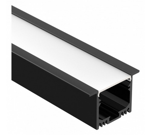 Алюминиевый профиль Arlight SL-Linia49M-F-2000 Black 036513