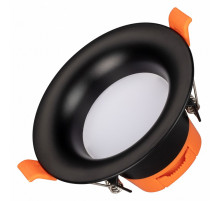 Встраиваемый светильник Arlight MS-BLIZZARD-BUILT-R102-8W Warm3000 (BK, 100 deg, 230V) 036607