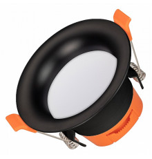 Встраиваемый светильник Arlight MS-BLIZZARD-BUILT-R90-6W Warm3000 (BK, 100 deg, 230V) 036610