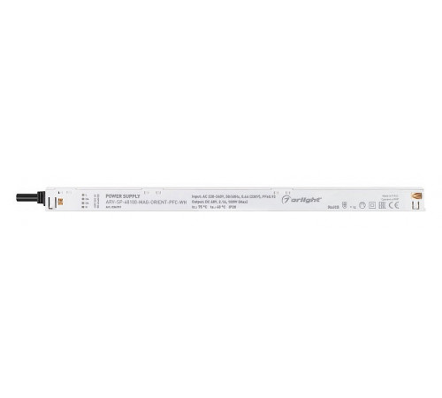 Блок питания Arlight ARV-SP-48100-Mag-Orient-PFC-WH (48V, 2.1A, 100W) 036701 Блок питания Arlight ARV-SP-48100-Mag-Orient-PFC-WH (48V, 2.1A, 100W) 036701