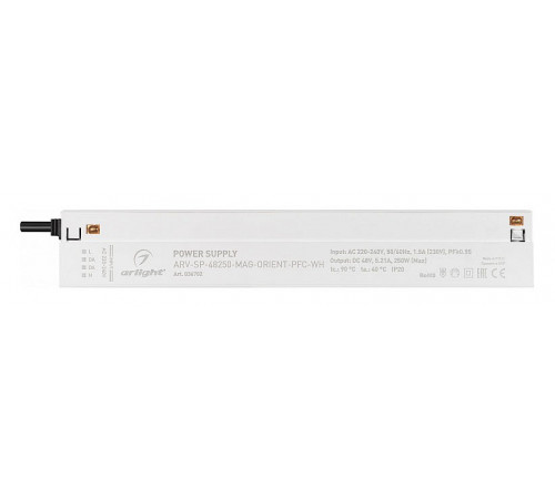Блок питания Arlight ARV-SP-48250-Mag-Orient-PFC-WH (48V, 5.21A, 250W) 036702 Блок питания Arlight ARV-SP-48250-Mag-Orient-PFC-WH (48V, 5.21A, 250W) 036702
