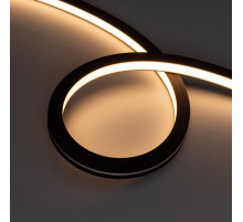 Светодиодная герметичная лента Arlight NOVA-TOP-BLACK-A120-16x15mm 24V Warm3000 (10 W/m, IP67, 2835, 5m, wire x2) 036731