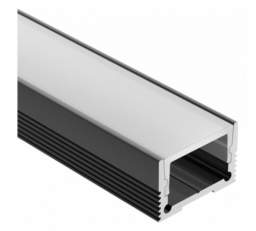 Алюминиевый профиль Arlight SL-SLIM20-H13-2000 BLACK 037112 Алюминиевый профиль Arlight SL-SLIM20-H13-2000 BLACK 037112