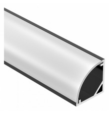 Алюминиевый профиль Arlight SL-KANT-H16-2000 BLACK 037116
