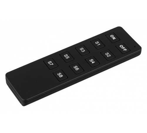 Пульт Arlight SMART-801-22-8SC-MULTI Black (3V, 2.4G) 037335 Пульт Arlight SMART-801-22-8SC-MULTI Black (3V, 2.4G) 037335