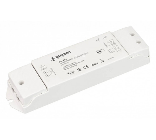 Диммер Arlight SMART-PWM-102-72-CDW-PD-SUF (12-36V, 2x5A, TUYA Wi-Fi, 2.4G) 037422 Диммер Arlight SMART-PWM-102-72-CDW-PD-SUF (12-36V, 2x5A, TUYA Wi-Fi, 2.4G) 037422